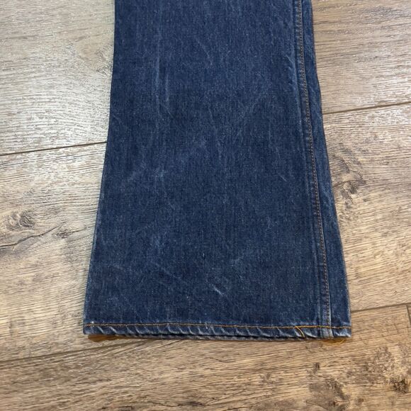 Vintage 70s/80s Levi's Orange Tab Blue Flare Jeans - Men's Size 40 x 34 - Picture 3 of 12